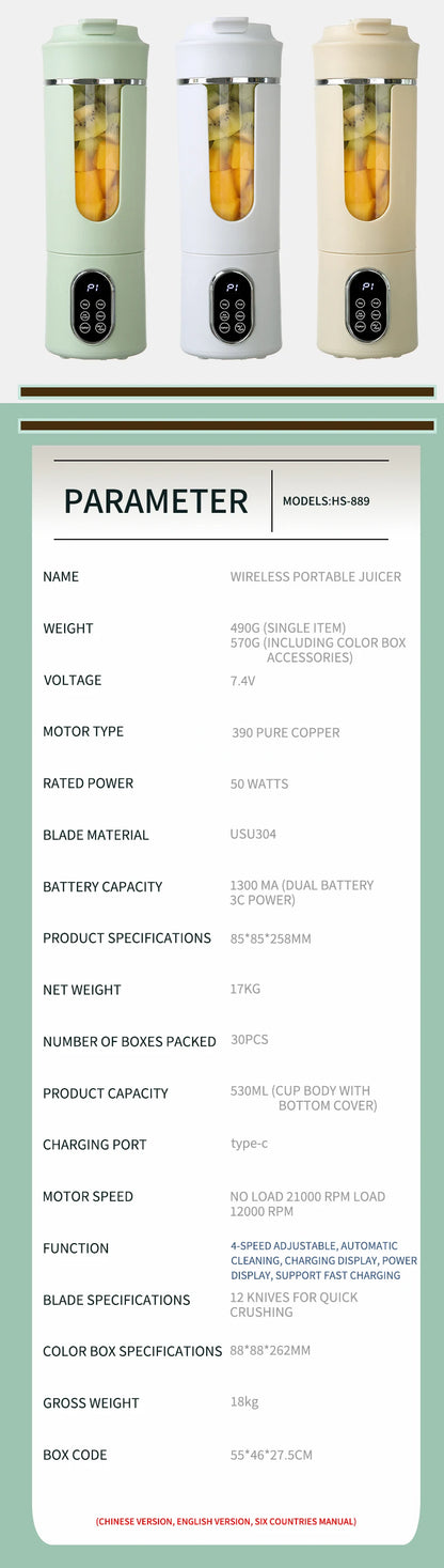 Pro Portable Blender 530ml